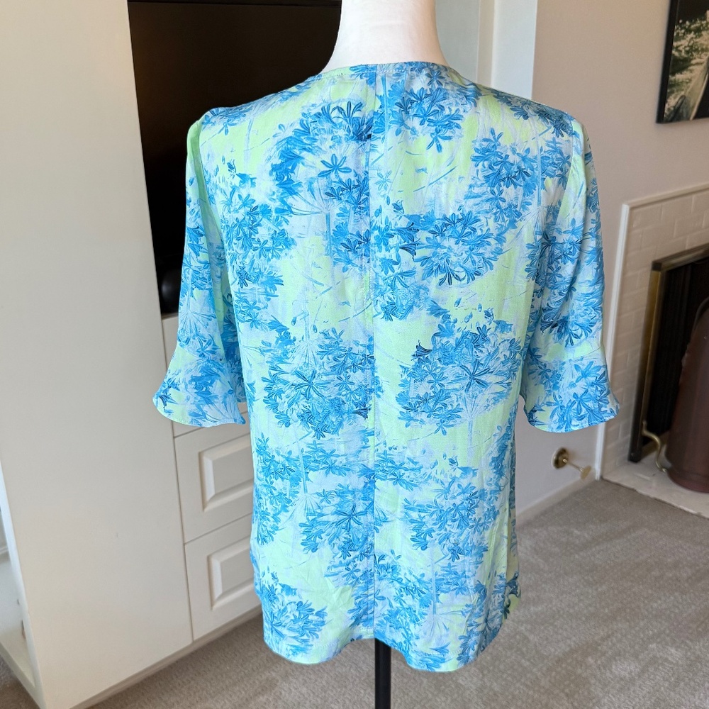 Nanette Lepore Silk Floral 2 Piece Set Summer Chic! - Picture 9 of 12